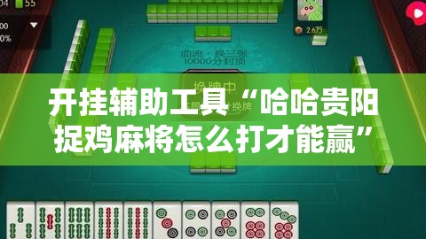 开挂辅助工具“哈哈贵阳捉鸡麻将怎么打才能赢”2026开挂教程步骤