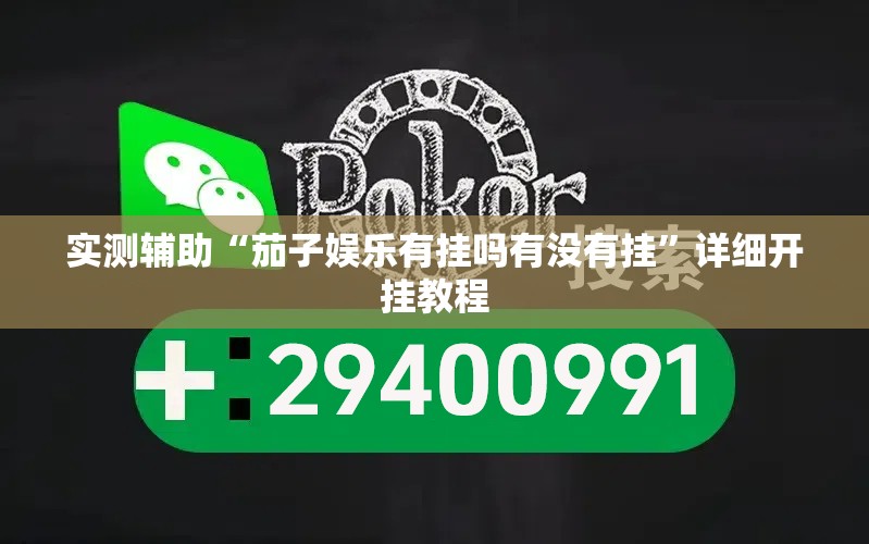 实测辅助“茄子娱乐有挂吗有没有挂”详细开挂教程