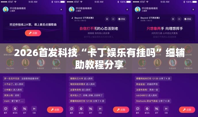 2026首发科技“卡丁娱乐有挂吗”细辅助教程分享