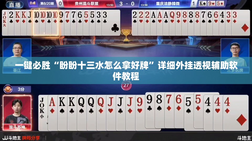 一键必胜“盼盼十三水怎么拿好牌	”详细外挂透视辅助软件教程