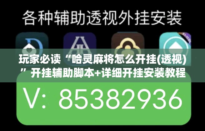 玩家必读“哈灵麻将怎么开挂(透视)”开挂辅助脚本+详细开挂安装教程