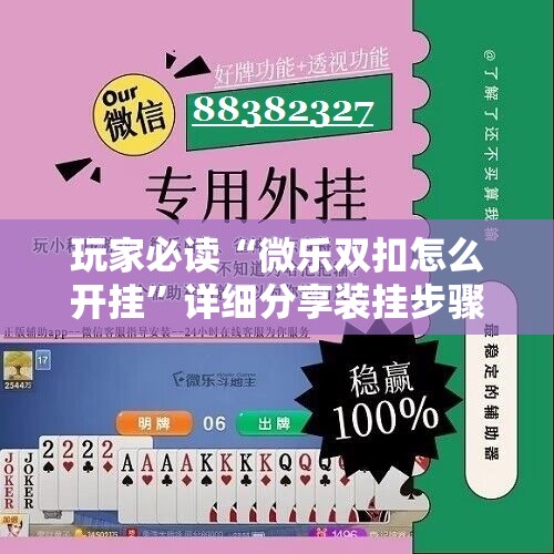 玩家必读“微乐双扣怎么开挂”详细分享装挂步骤