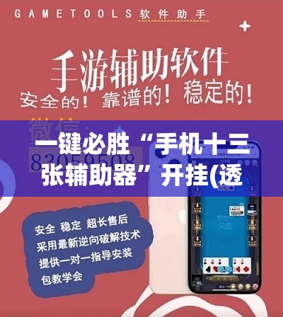 一键必胜“手机十三张辅助器”开挂(透视)辅助教程