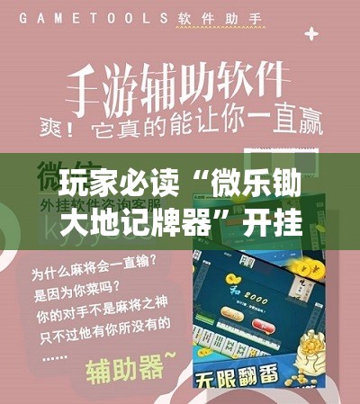 玩家必读“微乐锄大地记牌器”开挂(透视)辅助教程