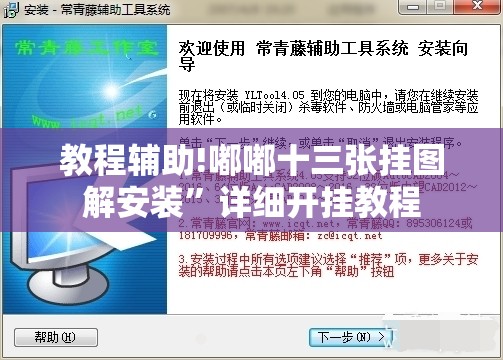 教程辅助!嘟嘟十三张挂图解安装”详细开挂教程