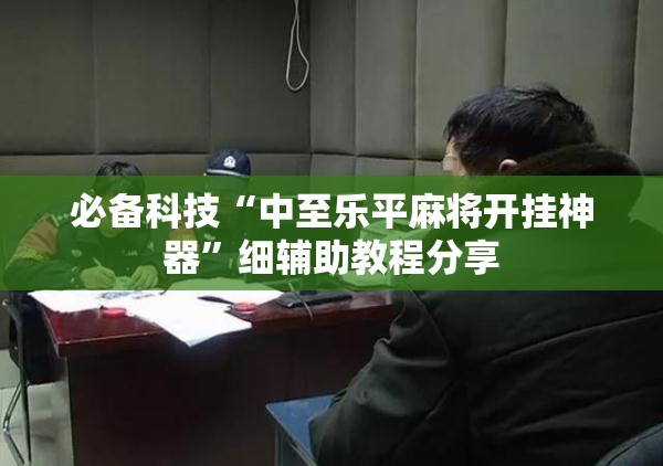 必备科技“中至乐平麻将开挂神器”细辅助教程分享