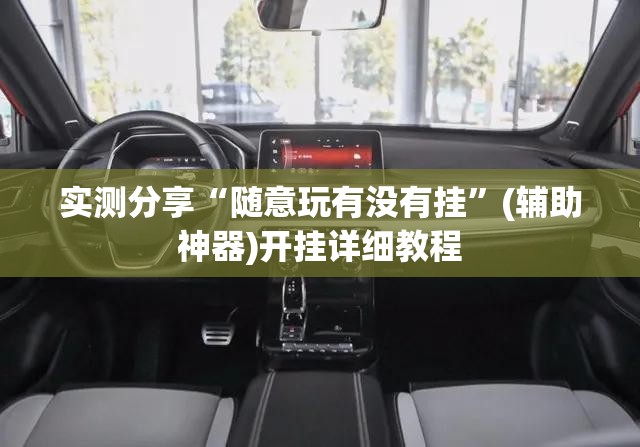 实测分享“随意玩有没有挂	”(辅助神器)开挂详细教程