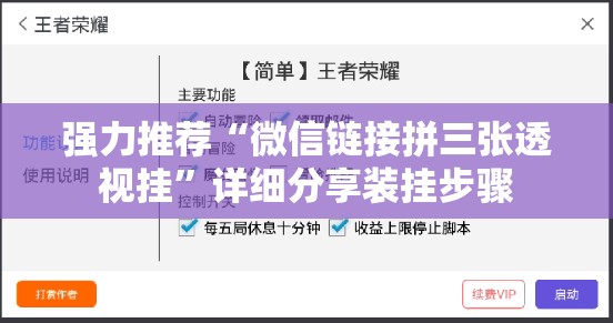 强力推荐“微信链接拼三张透视挂”详细分享装挂步骤