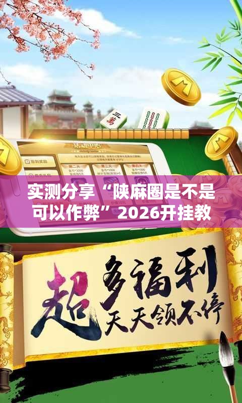 实测分享“陕麻圈是不是可以作弊	”2026开挂教程步骤