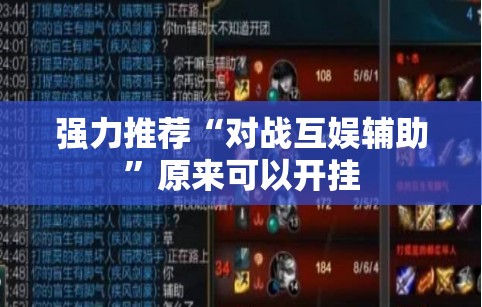 强力推荐“对战互娱辅助”原来可以开挂