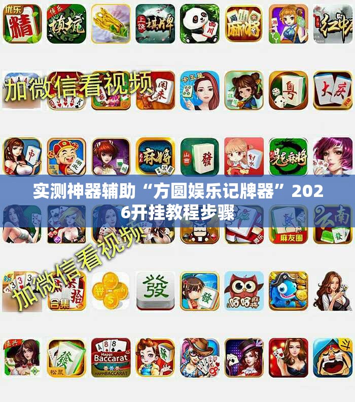 实测神器辅助“方圆娱乐记牌器”2026开挂教程步骤