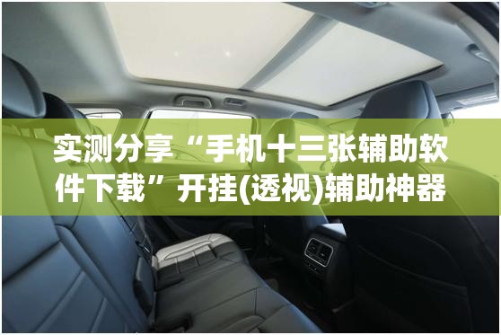 实测分享“手机十三张辅助软件下载”开挂(透视)辅助神器