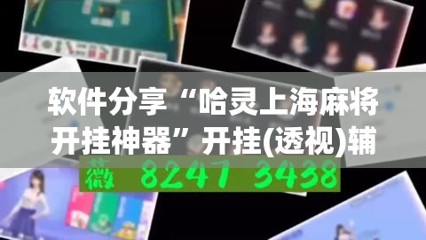 软件分享“哈灵上海麻将开挂神器	”开挂(透视)辅助神器
