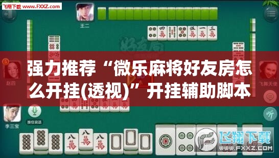 强力推荐“微乐麻将好友房怎么开挂(透视)”开挂辅助脚本+详细开挂安装教程