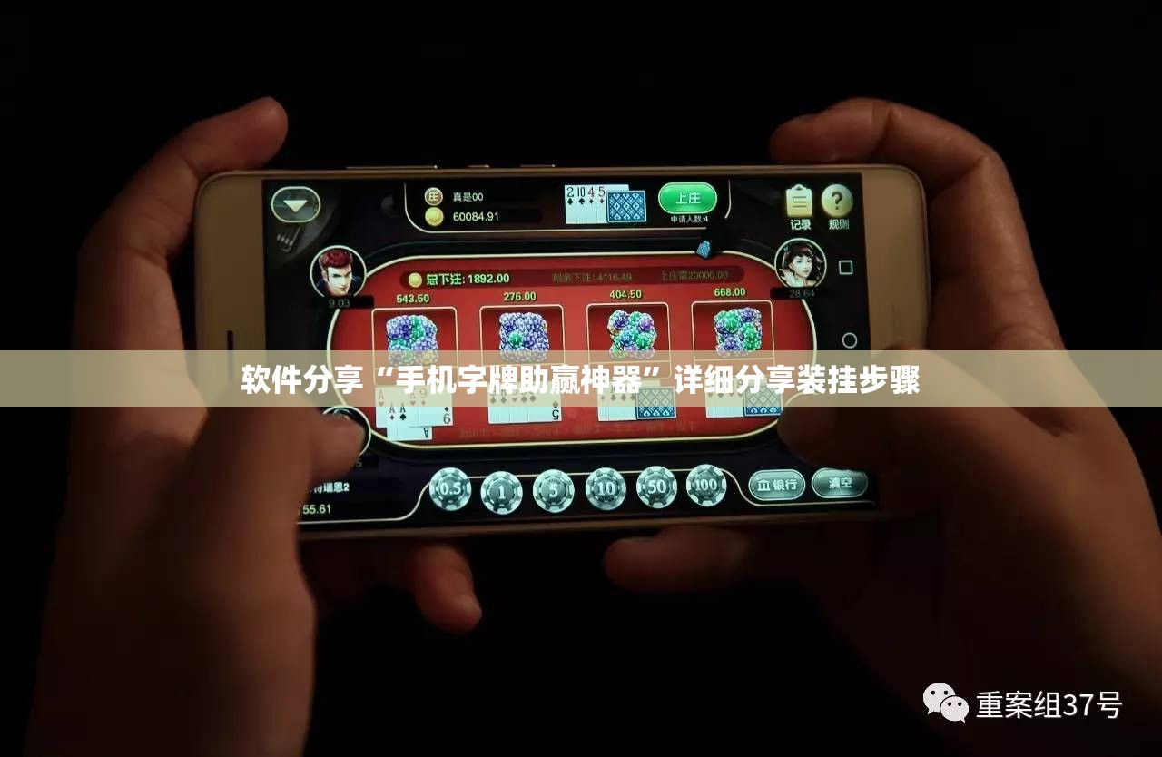 软件分享“手机字牌助赢神器	”详细分享装挂步骤