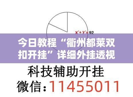 今日教程“衢州都莱双扣开挂	”详细外挂透视辅助软件教程