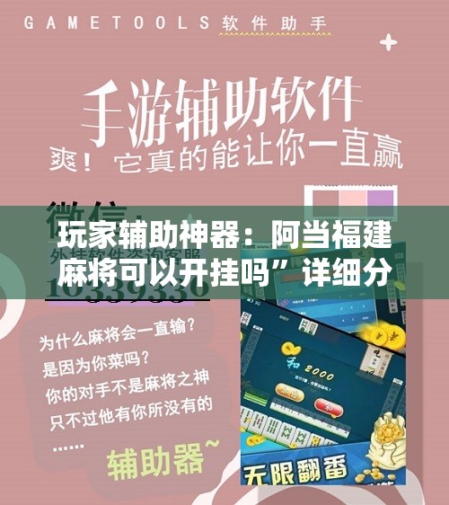 玩家辅助神器：阿当福建麻将可以开挂吗	”详细分享装挂步骤