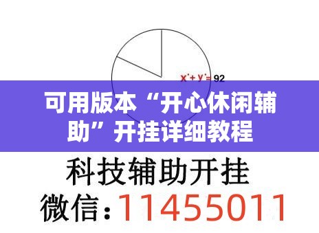 可用版本“开心休闲辅助”开挂详细教程