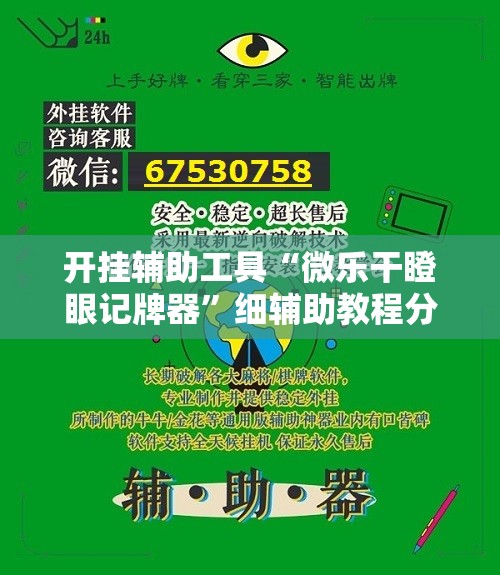 开挂辅助工具“微乐干瞪眼记牌器”细辅助教程分享