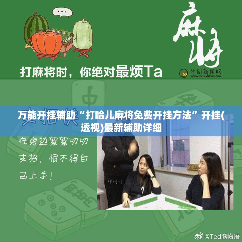 万能开挂辅助“打哈儿麻将免费开挂方法”开挂(透视)最新辅助详细