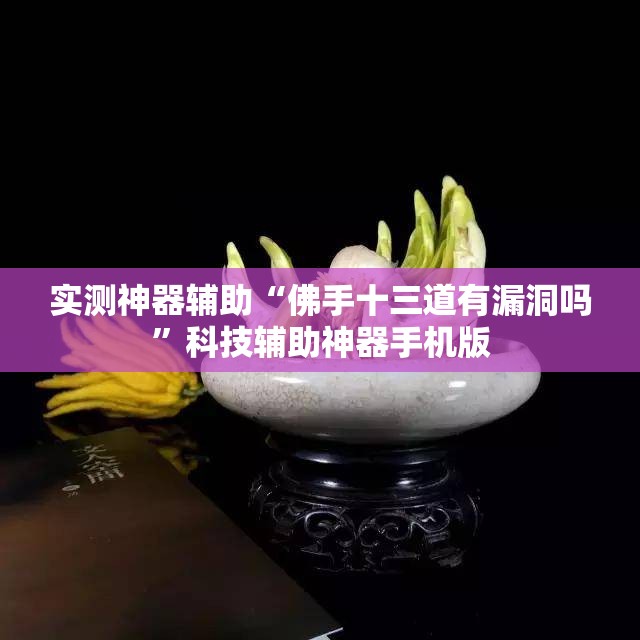实测神器辅助“佛手十三道有漏洞吗	”科技辅助神器手机版