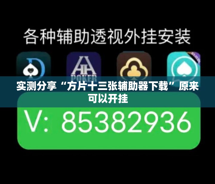 实测分享“方片十三张辅助器下载	”原来可以开挂