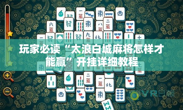 玩家必读“太浪白城麻将怎样才能赢	”开挂详细教程