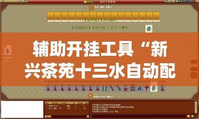 辅助开挂工具“新兴茶苑十三水自动配牌软件”开挂(透视)最新辅助详细