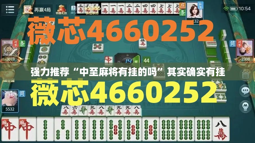 强力推荐“中至麻将有挂的吗	”其实确实有挂