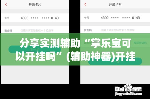 分享实测辅助“掌乐宝可以开挂吗”(辅助神器)开挂详细教程