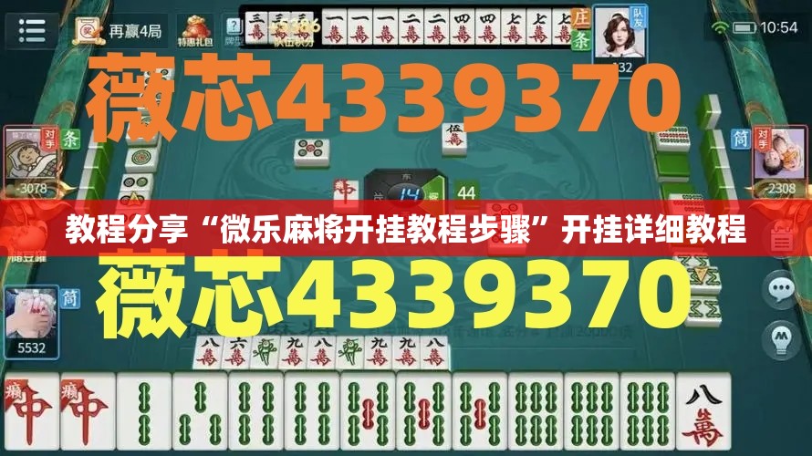 教程分享“微乐麻将开挂教程步骤	”开挂详细教程