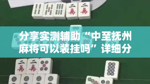 分享实测辅助“中至抚州麻将可以装挂吗	”详细分享装挂步骤