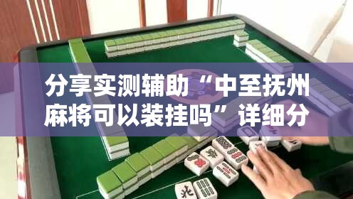 分享实测辅助“中至抚州麻将可以装挂吗”详细分享装挂步骤