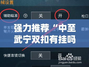 强力推荐“中至武宁双扣有挂吗”(免费)开挂辅助教学(最新辅助开挂教程)