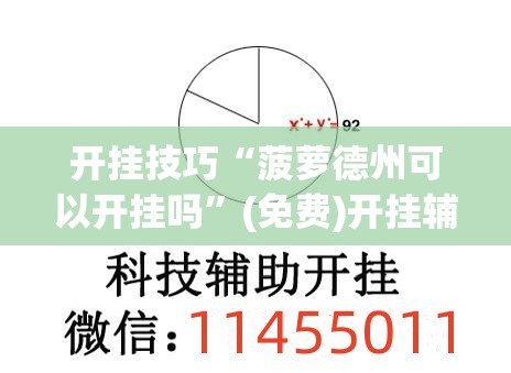 开挂技巧“菠萝德州可以开挂吗	”(免费)开挂辅助教学(最新辅助开挂教程)