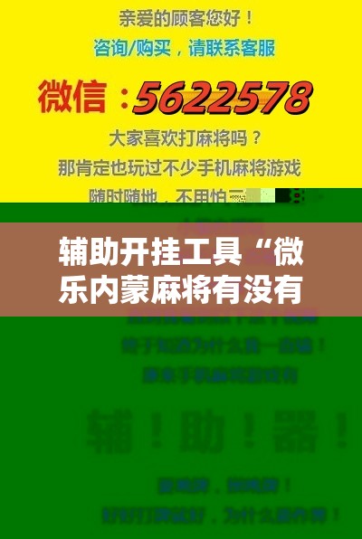 辅助开挂工具“微乐内蒙麻将有没有挂”细辅助教程分享
