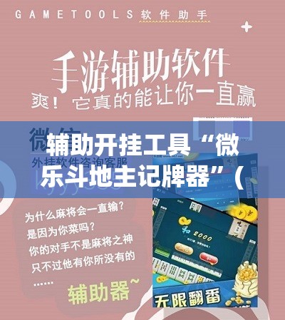 辅助开挂工具“微乐斗地主记牌器”(免费)开挂辅助教学(最新辅助开挂教程)