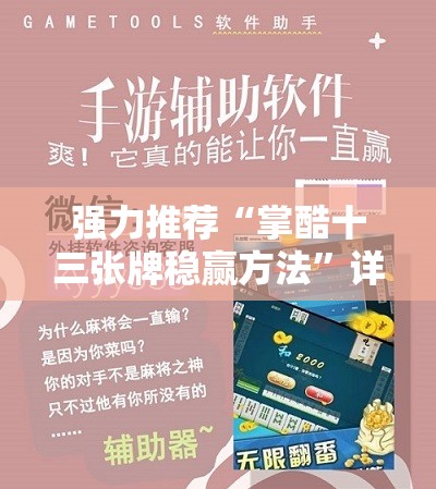 强力推荐“掌酷十三张牌稳赢方法	”详细外挂透视辅助软件教程