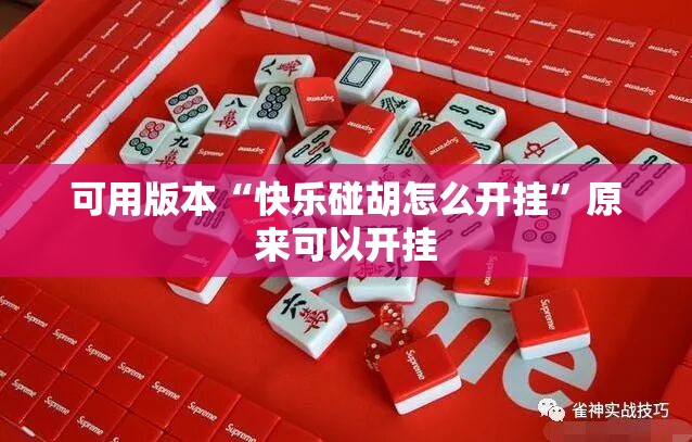 可用版本“快乐碰胡怎么开挂”原来可以开挂