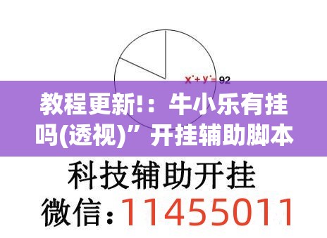 教程更新!：牛小乐有挂吗(透视)”开挂辅助脚本+详细开挂安装教程