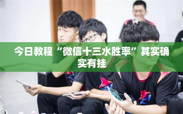 今日教程“微信十三水胜率”其实确实有挂