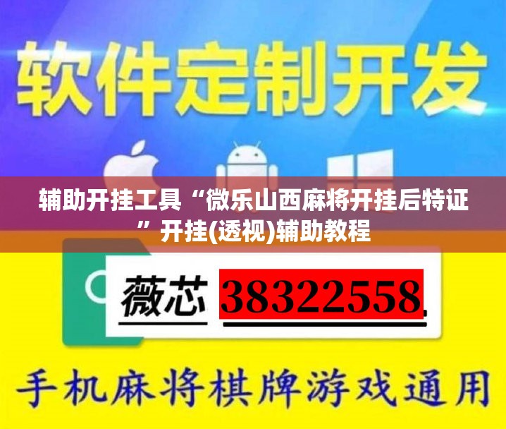 辅助开挂工具“微乐山西麻将开挂后特证”开挂(透视)辅助教程