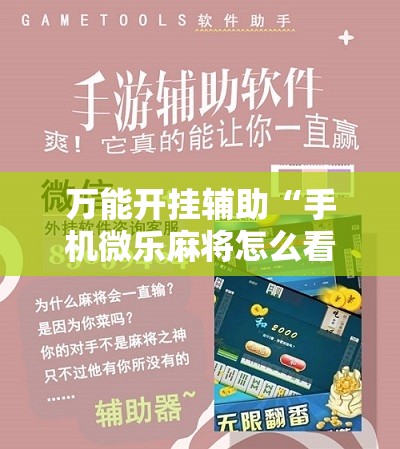 万能开挂辅助“手机微乐麻将怎么看有挂	”详细分享装挂步骤