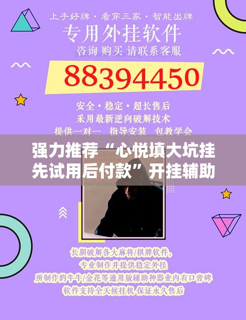 强力推荐“心悦填大坑挂先试用后付款	”开挂辅助脚本+详细开挂安装教程