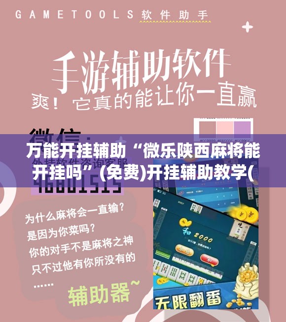 万能开挂辅助“微乐陕西麻将能开挂吗”(免费)开挂辅助教学(最新辅助开挂教程)