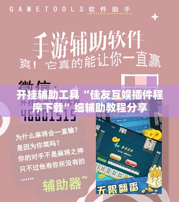 开挂辅助工具“佳友互娱插件程序下载”细辅助教程分享