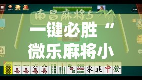 一键必胜“微乐麻将小程序怎么开挂”开挂辅助脚本+详细开挂安装教程
