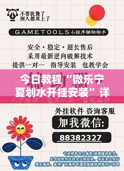 今日教程“微乐宁夏划水开挂安装”详细开挂教程