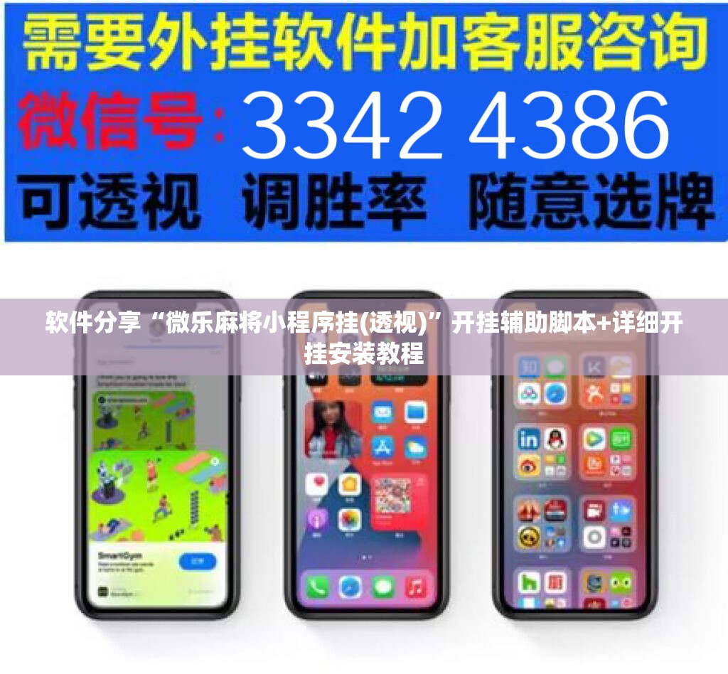 软件分享“微乐麻将小程序挂(透视)	”开挂辅助脚本+详细开挂安装教程