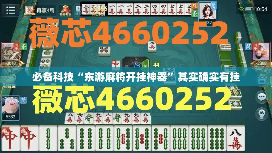 必备科技“东游麻将开挂神器”其实确实有挂